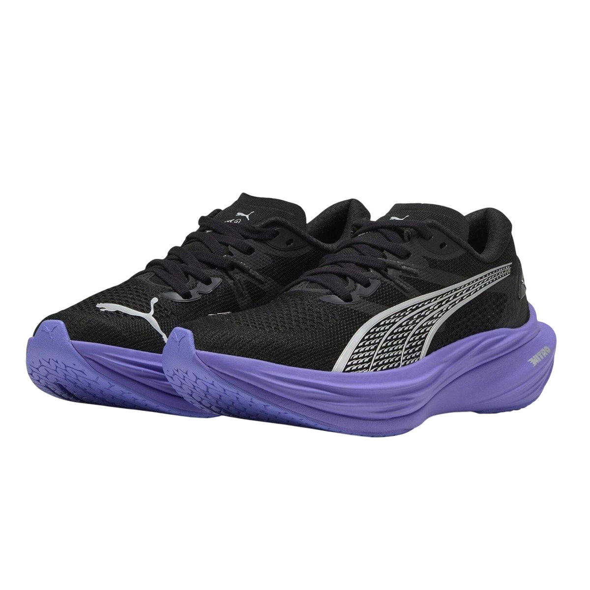 Black - Pack Shot - Puma Womens-Ladies Nitro 3 Fade Shoes