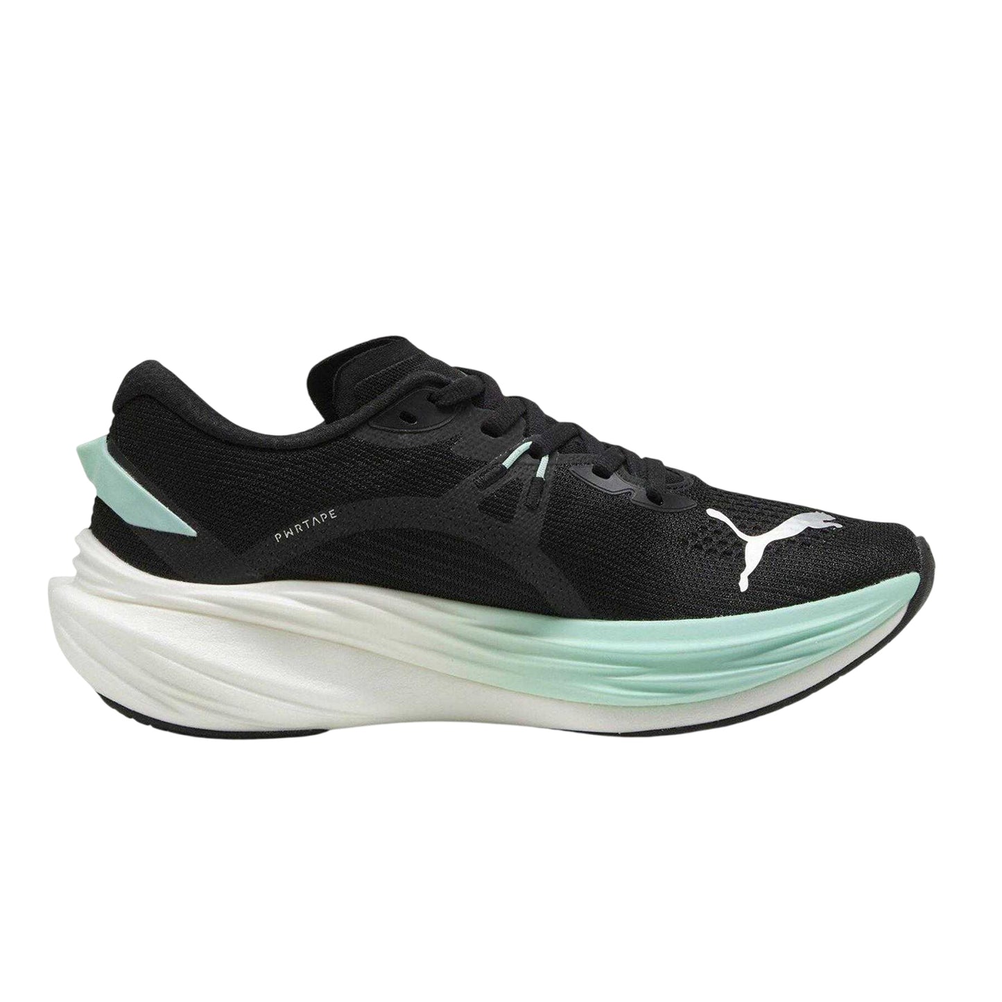 Black-Mint - Front - Puma Womens-Ladies Nitro 3 Fade Shoes