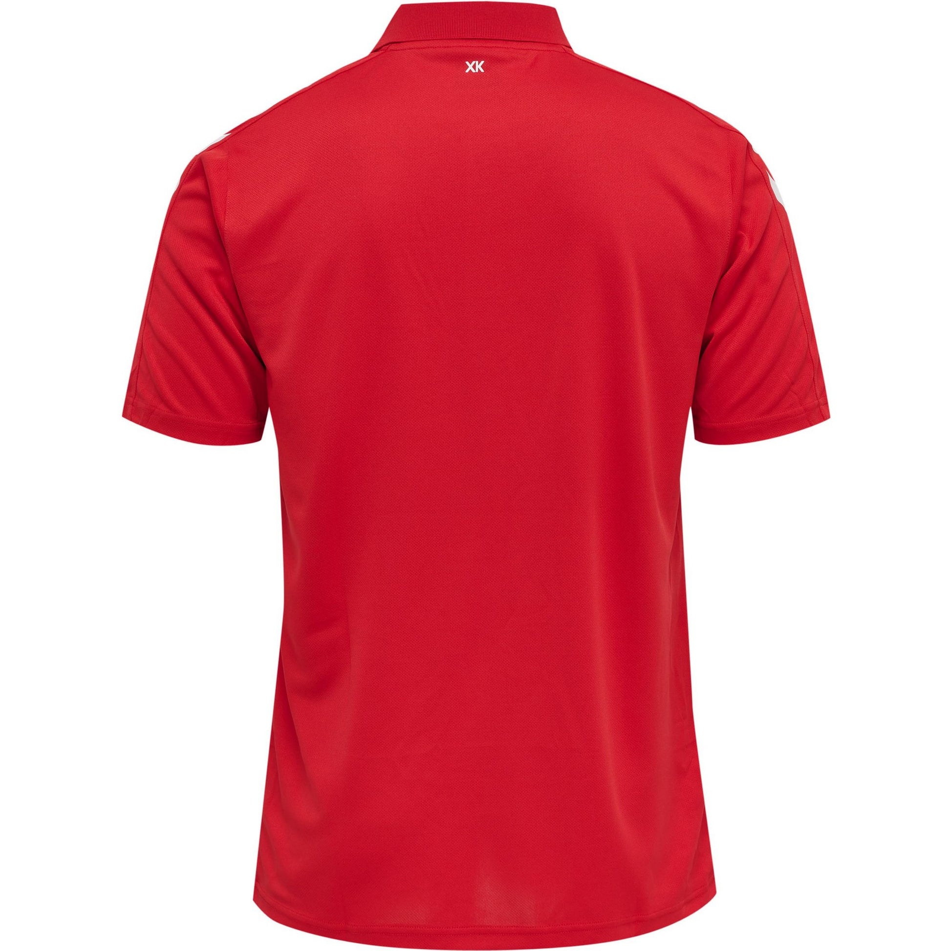 Red - Back - Hummel Mens Core Functional Polo Shirt