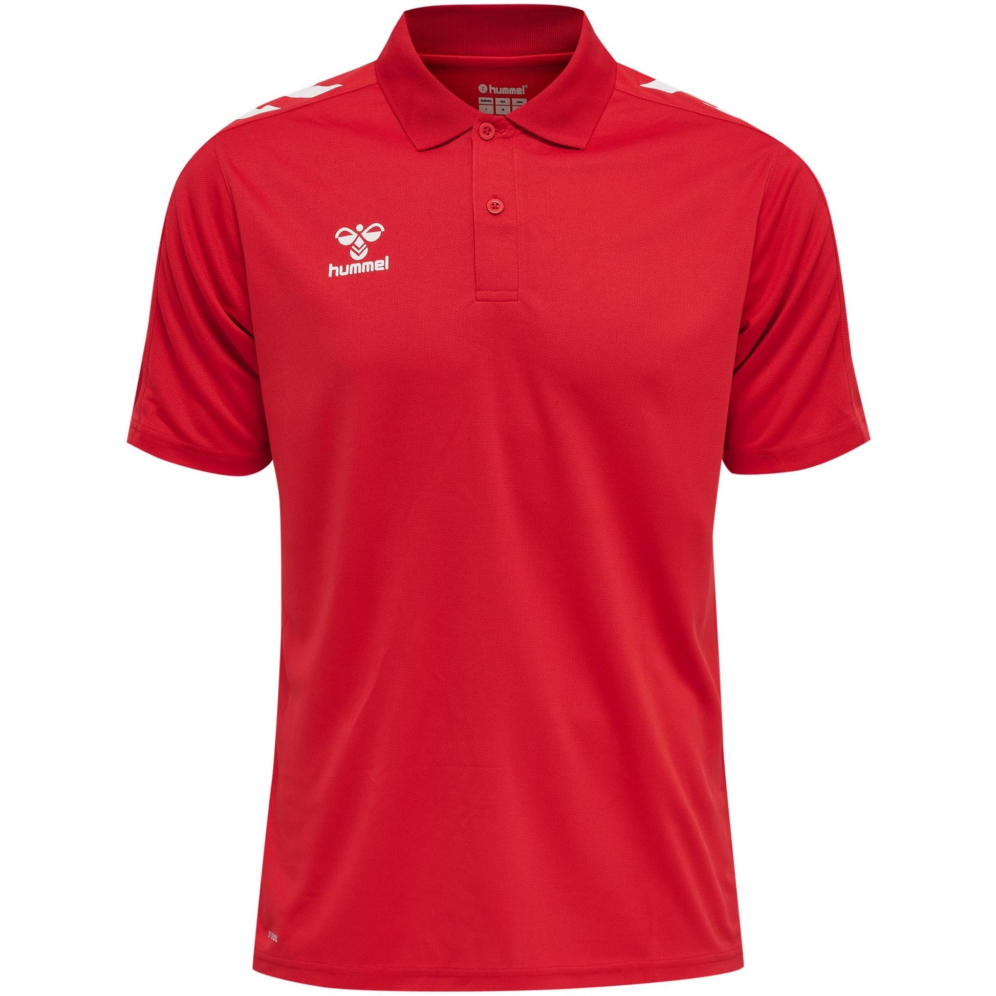 Red - Front - Hummel Mens Core Functional Polo Shirt