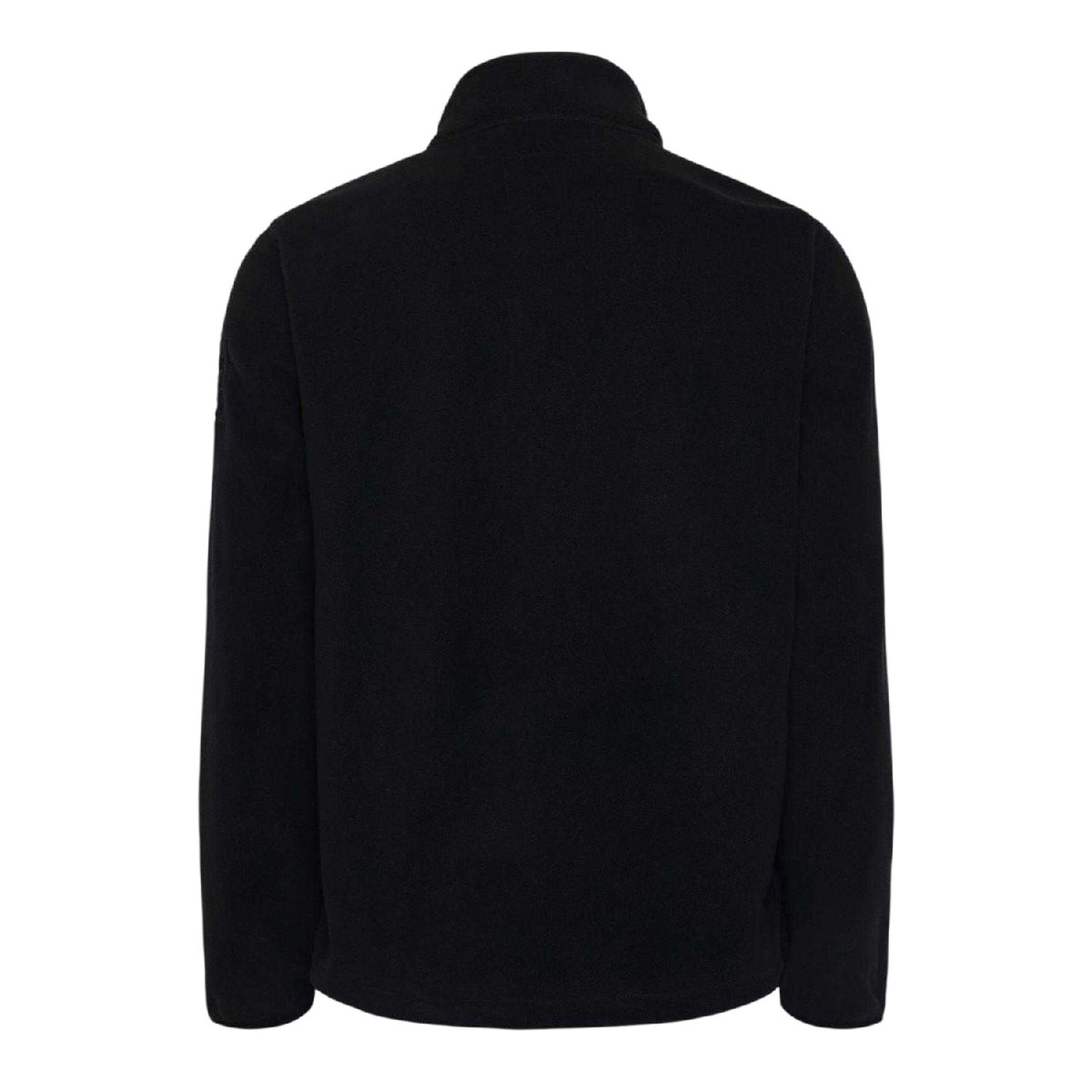 Black - Back - Timberland Mens Polar Fleece Quarter Zip Top