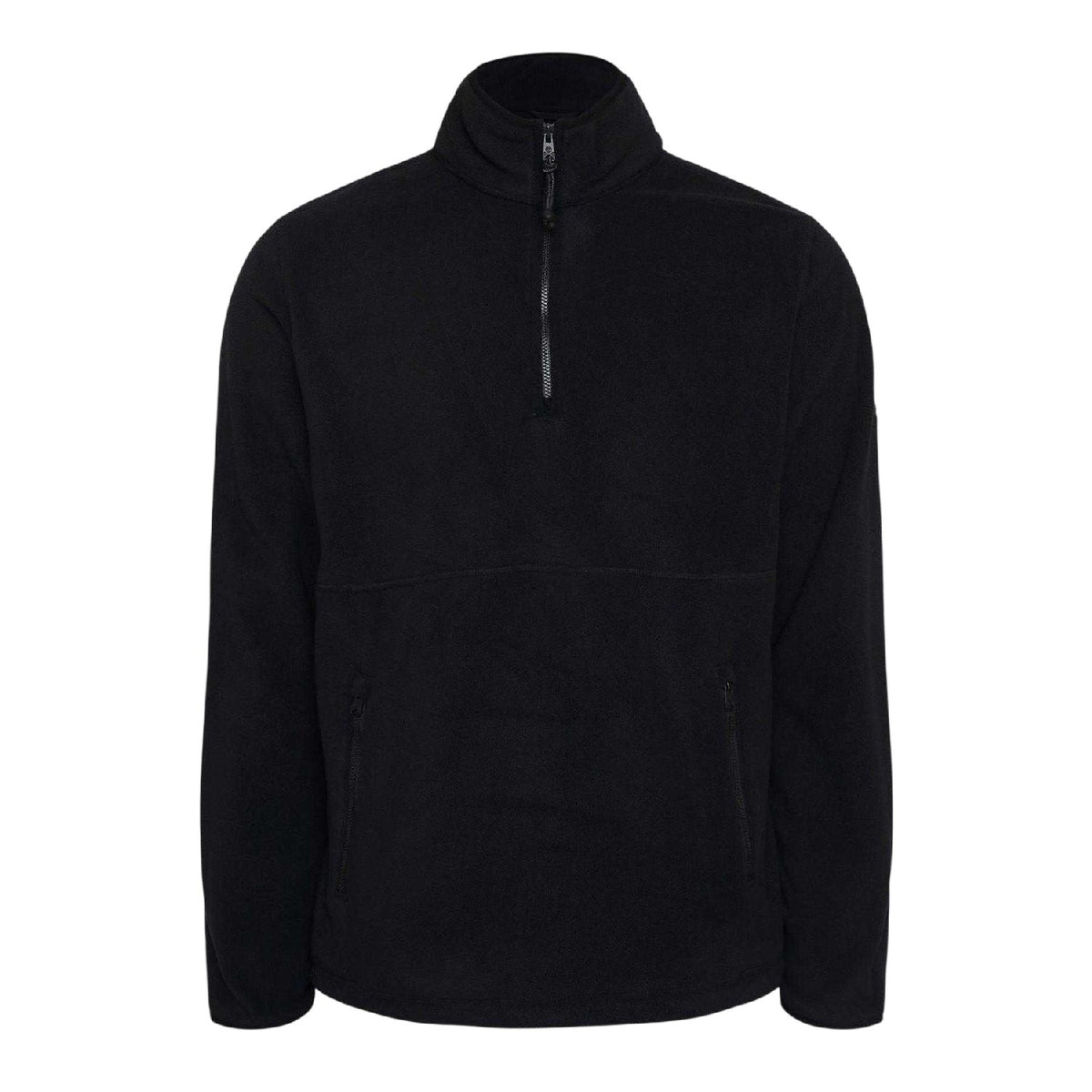 Black - Front - Timberland Mens Polar Fleece Quarter Zip Top