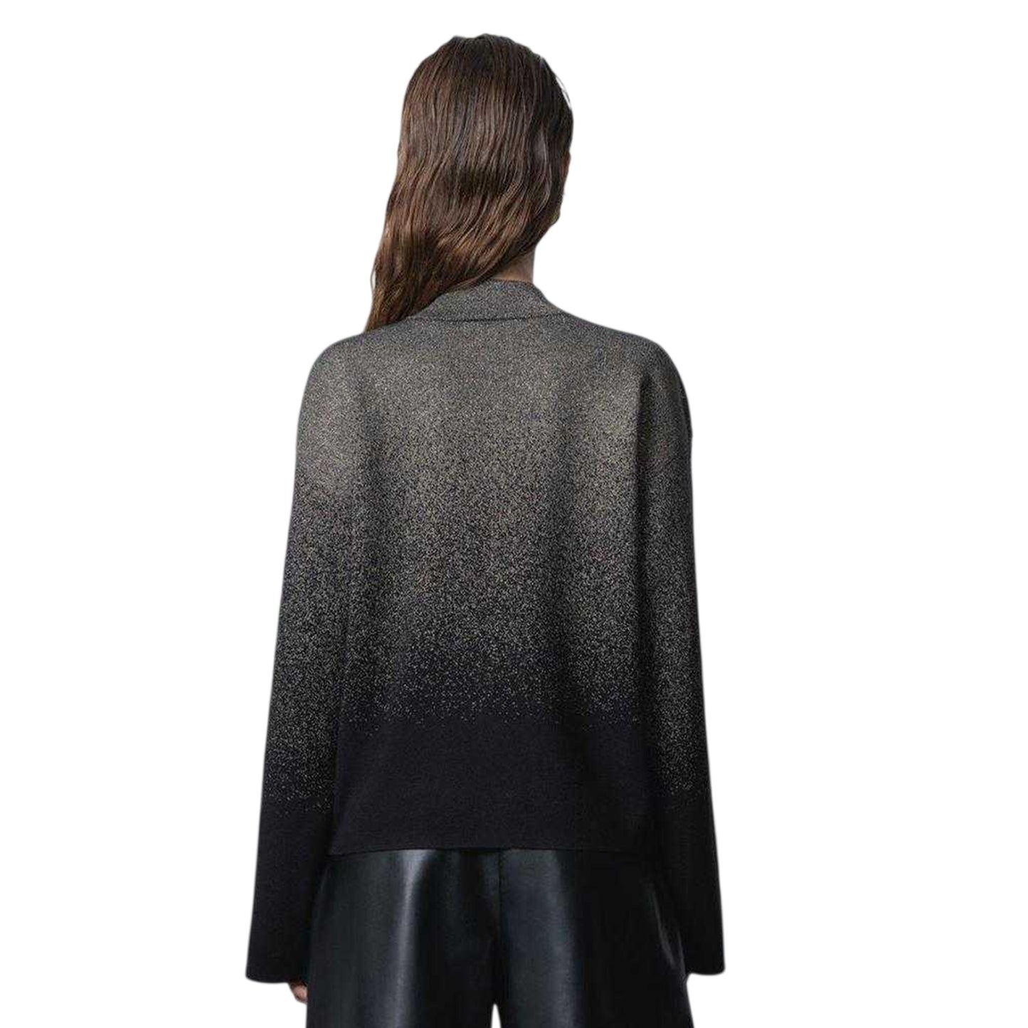 Black - Back - French Connection Womens-Ladies Kady Ombre Jumper