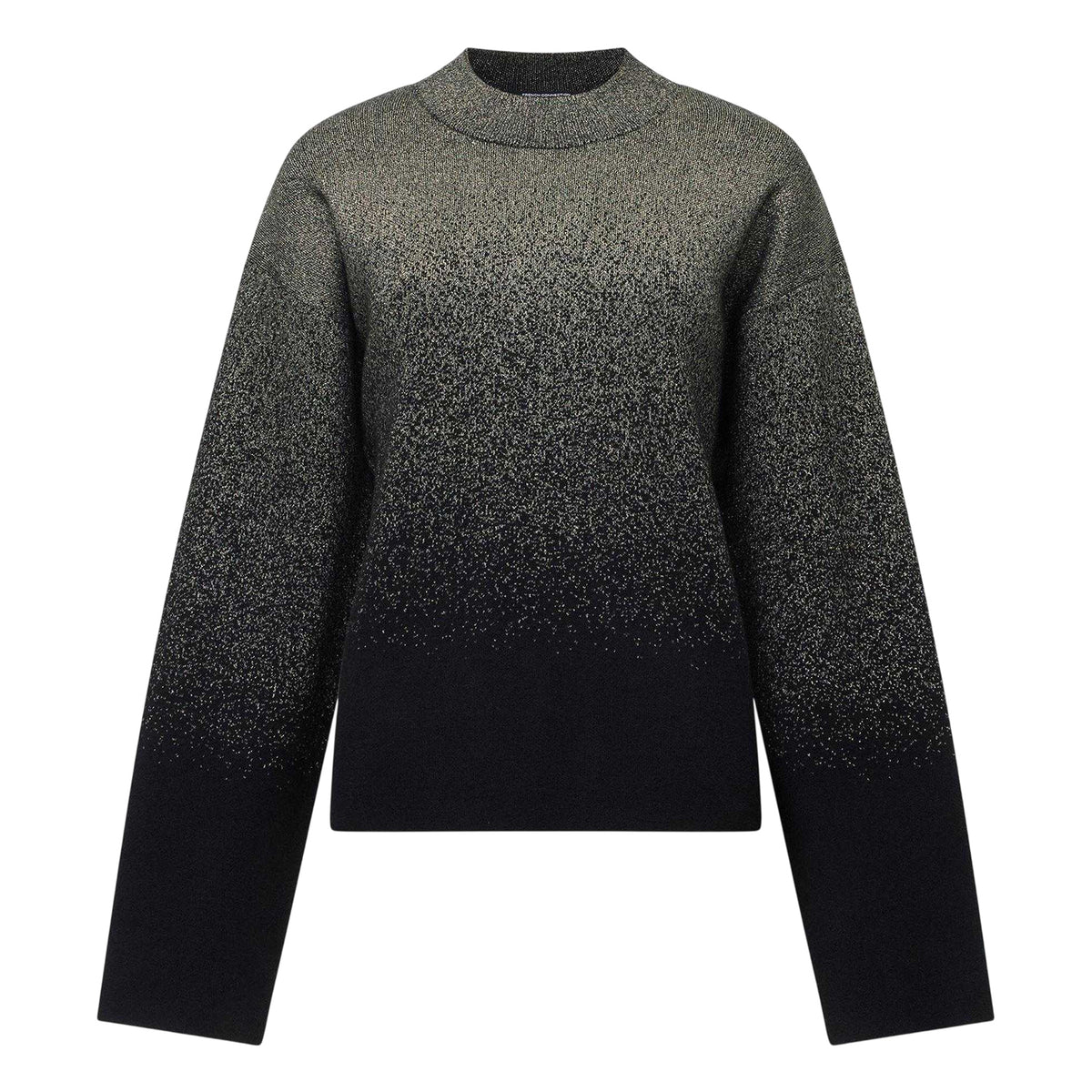 Black - Front - French Connection Womens-Ladies Kady Ombre Jumper