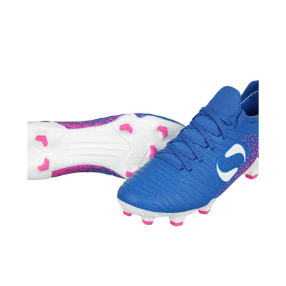 Blue-Pink - Lifestyle - Sondico Childrens-Kids Blaze Firm Ground Football Boots