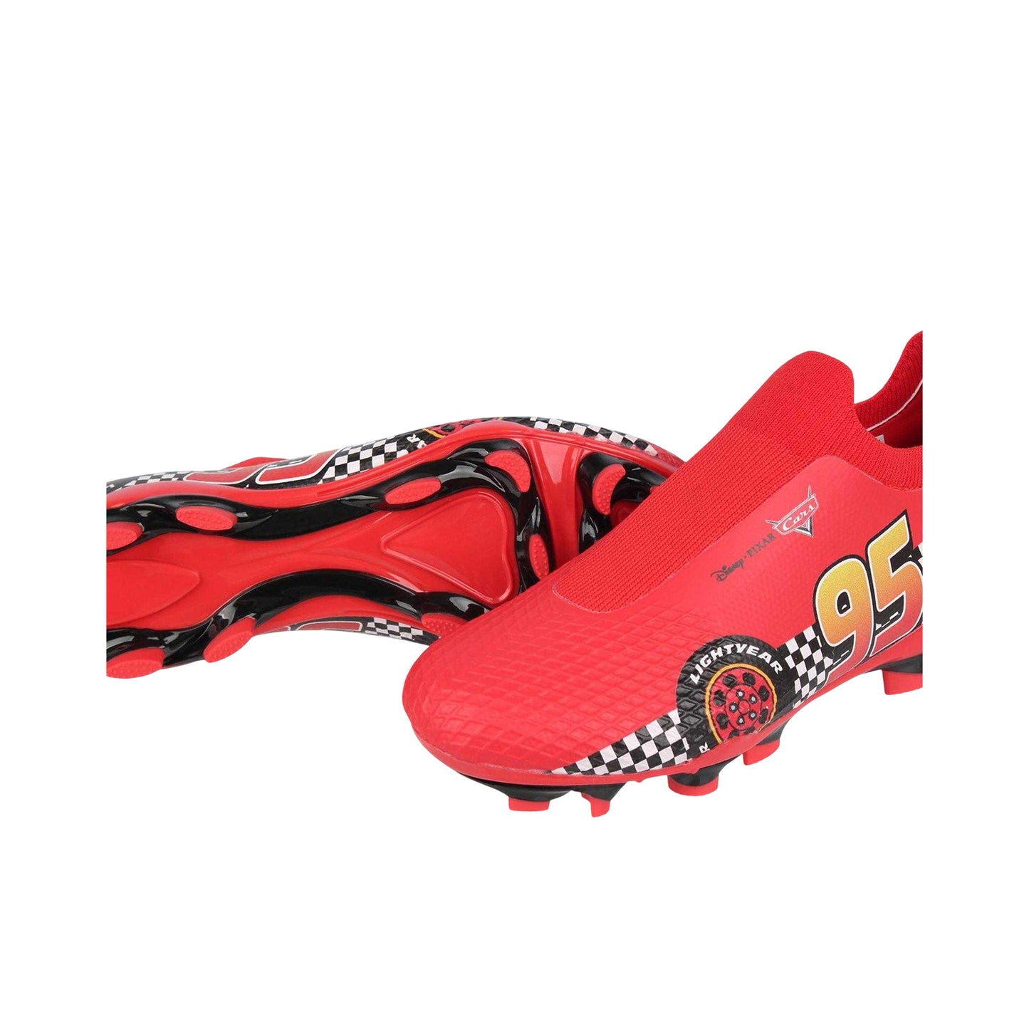 Multicoloured - Lifestyle - Sondico Childrens-Kids Lightning McQueen Disney Pixar Cars Firm Ground Football Boots