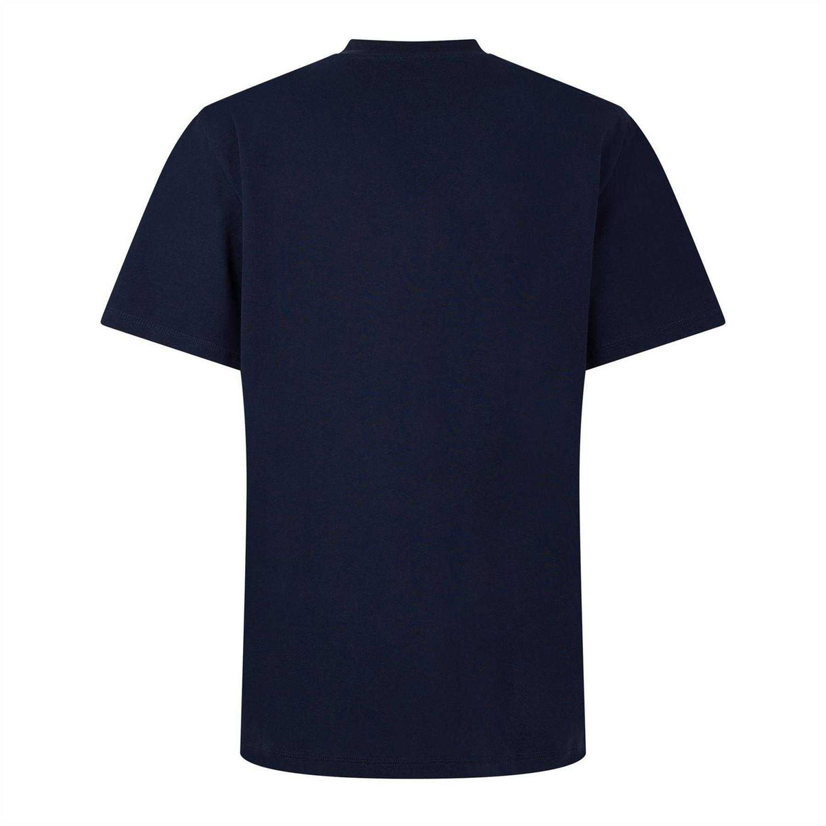 Blue - Back - Guess Mens Embroidered Regular T-Shirt