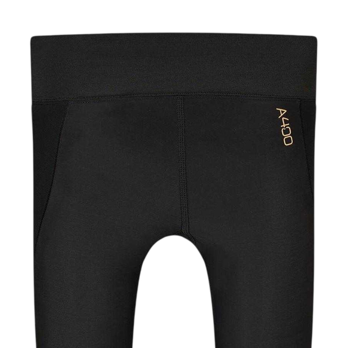 Black - Side - Skins Mens A400 Geometric Pattern 3-4 Leggings