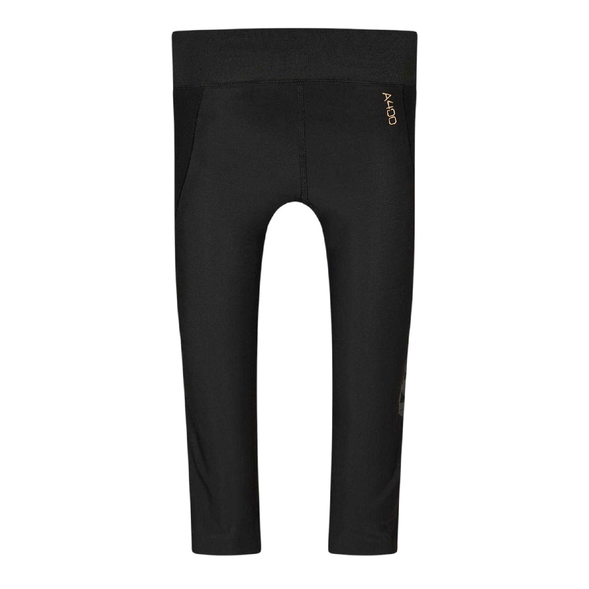 Black - Front - Skins Mens A400 Geometric Pattern 3-4 Leggings