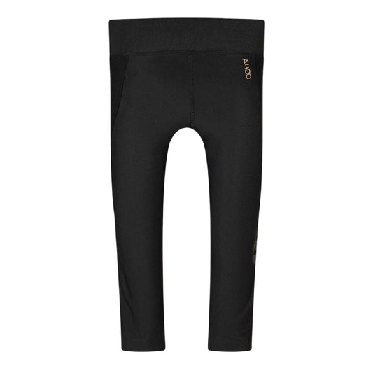 Black - Front - Skins Mens A400 Geometric Pattern 3-4 Leggings
