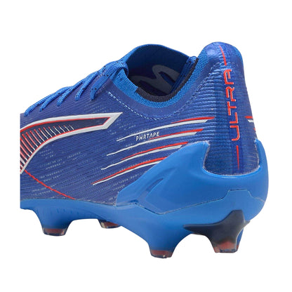 Blue-White - Back - Puma Unisex Adult 5 Ultimate Firm Ground Football Boots