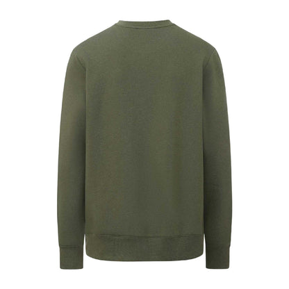 Khaki Green - Back - Slazenger Mens Fleece Sweatshirt