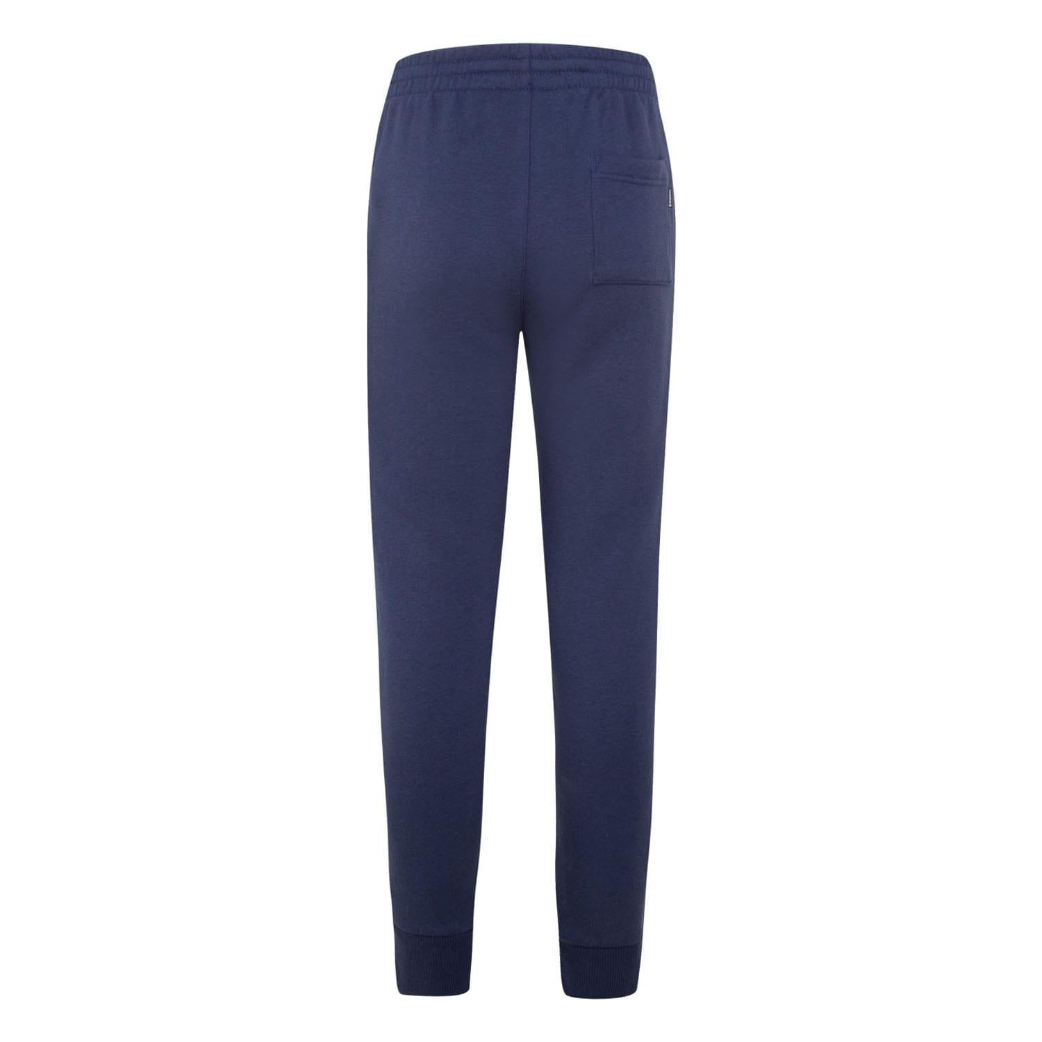 Navy - Back - Converse Childrens-Kids Graphic Logo Jogging Bottoms