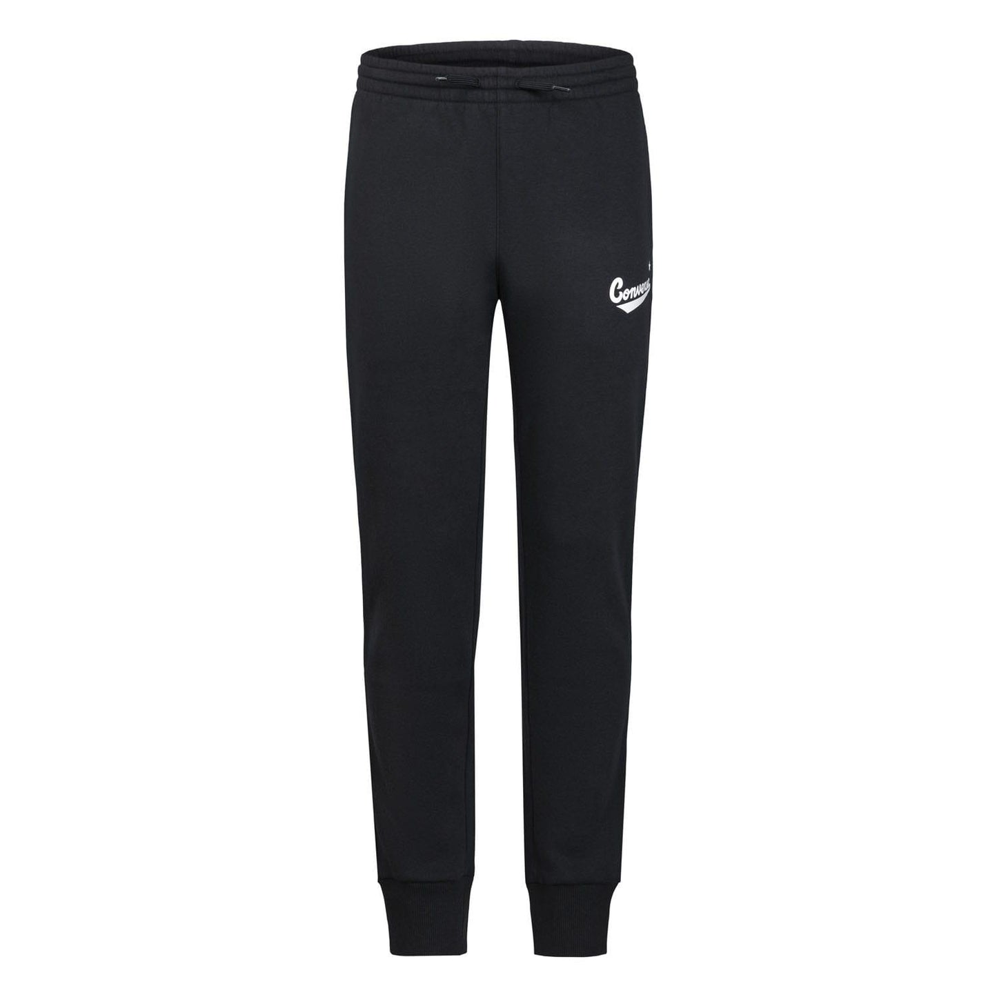 Black - Front - Converse Childrens-Kids Graphic Logo Jogging Bottoms