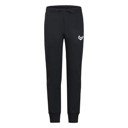 Black - Front - Converse Childrens-Kids Graphic Logo Jogging Bottoms