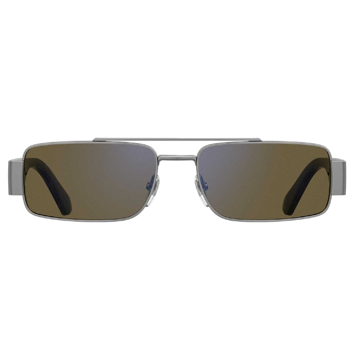 Ruthenium - Side - Moschino Rectangular Sunglasses