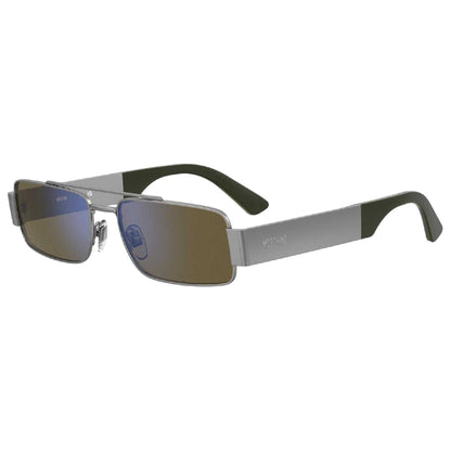 Ruthenium - Front - Moschino Rectangular Sunglasses
