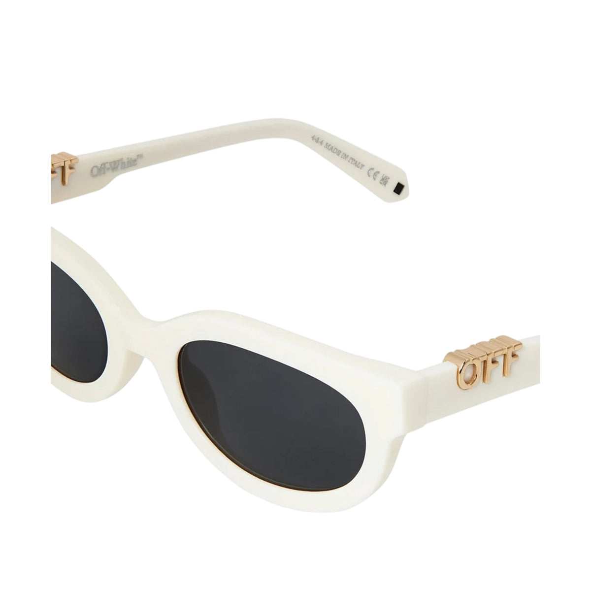 White-Dark Grey - Side - Off White Womens-Ladies Sparks Square Sunglasses