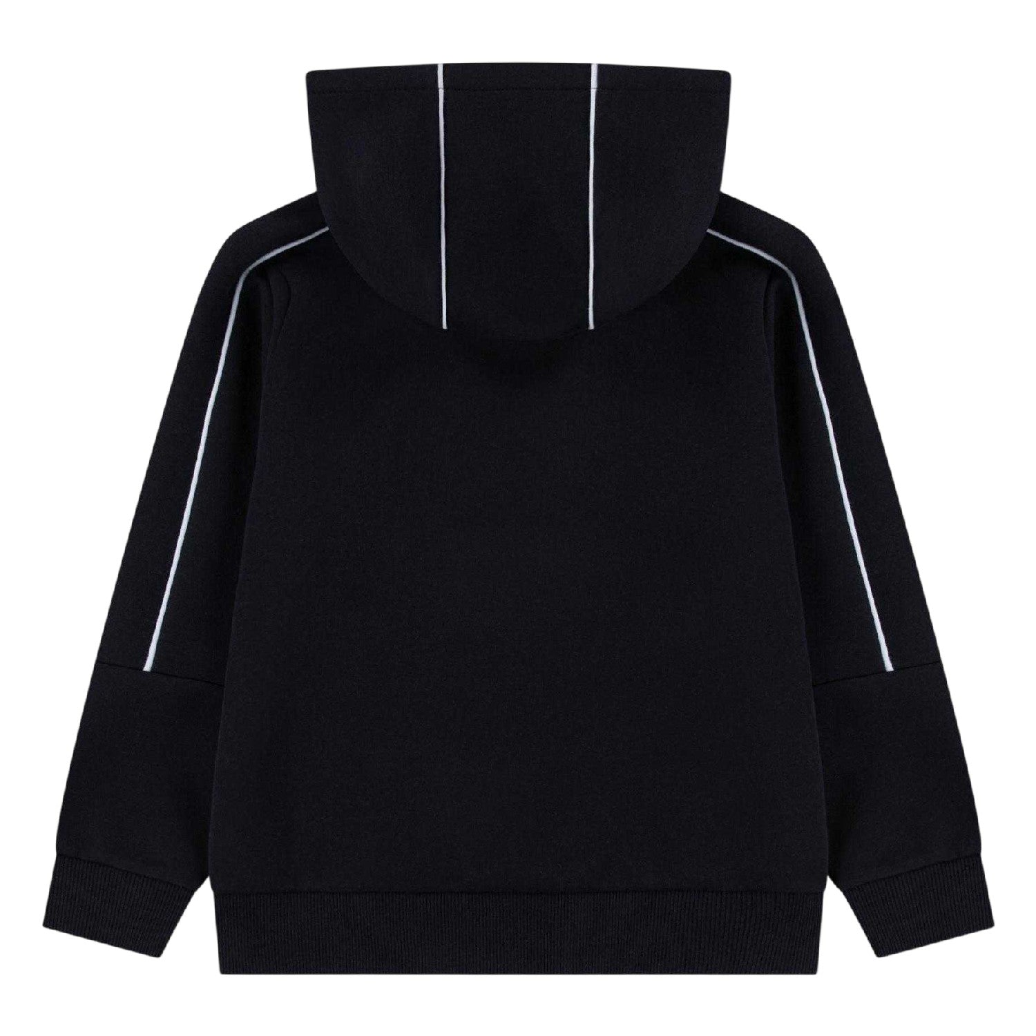 Black Marl - Back - Lacoste Childrens-Kids Graphic Print Hoodie