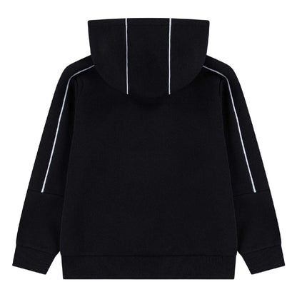 Black Marl - Back - Lacoste Childrens-Kids Graphic Print Hoodie