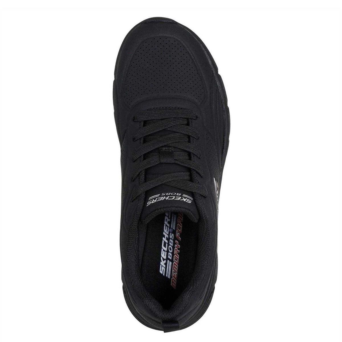 Black - Side - Skechers Womens-Ladies Bobs B Flex Low Trainers