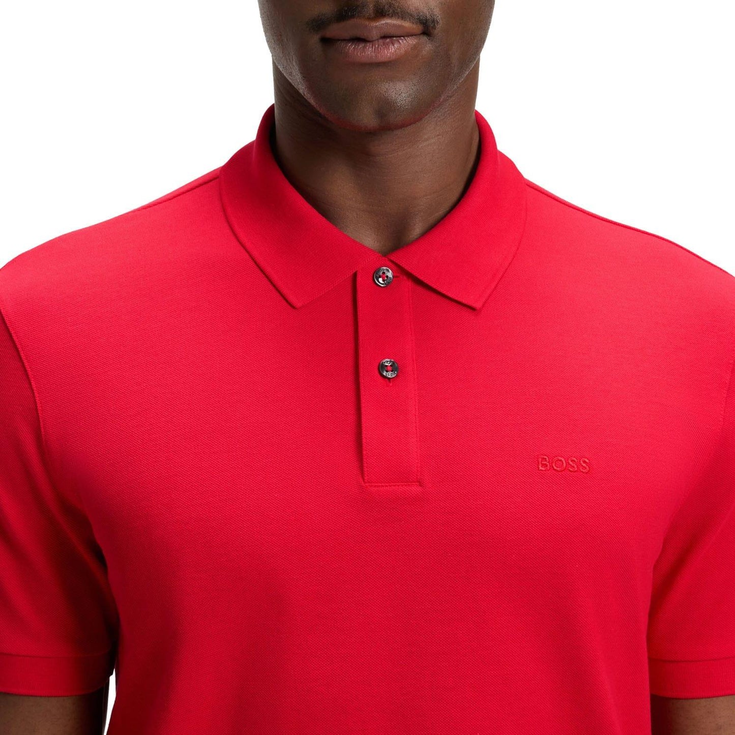 Red - Lifestyle - Boss Mens Pallas Regular Polo Shirt