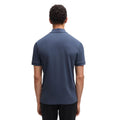 Blue - Back - Boss Mens Pallas Regular Polo Shirt