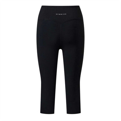 Black - Back - Gym King Womens-Ladies 365 Capri Leggings