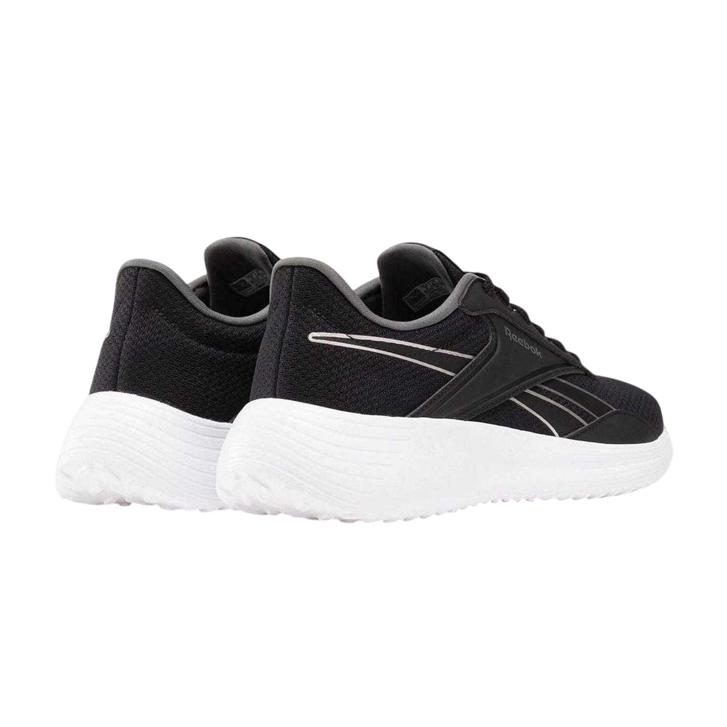 Black-White - Back - Reebok Mens Lite 4 Running Shoes