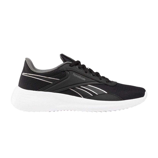 Black-White - Front - Reebok Mens Lite 4 Running Shoes