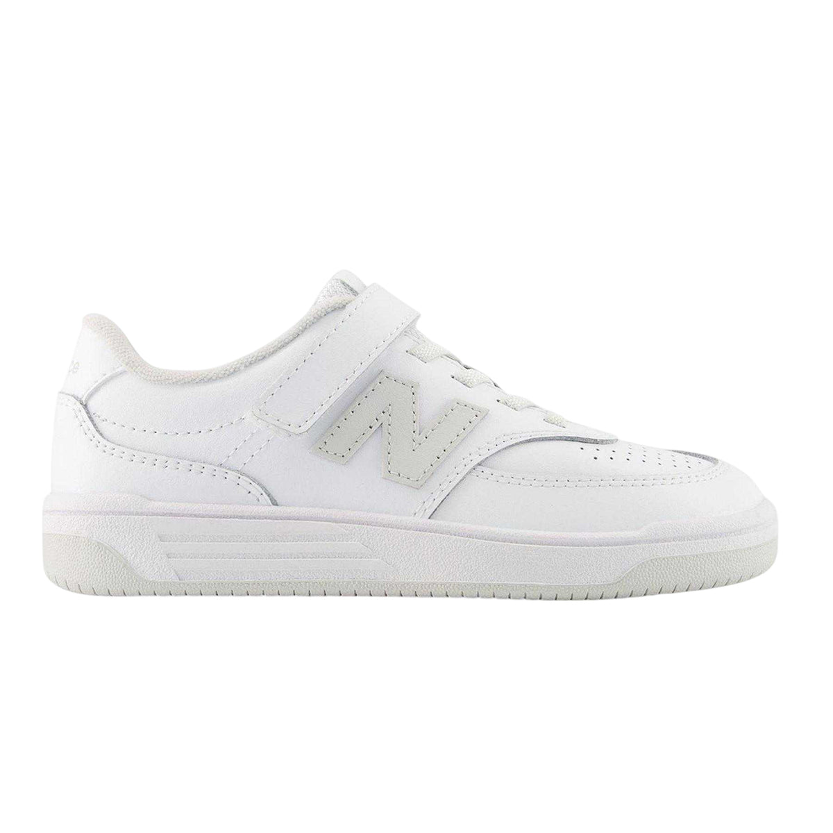White - Front - New Balance Boys B80 Trainers