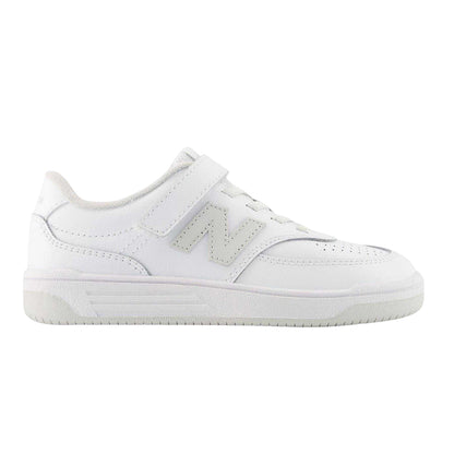 White - Front - New Balance Boys B80 Trainers