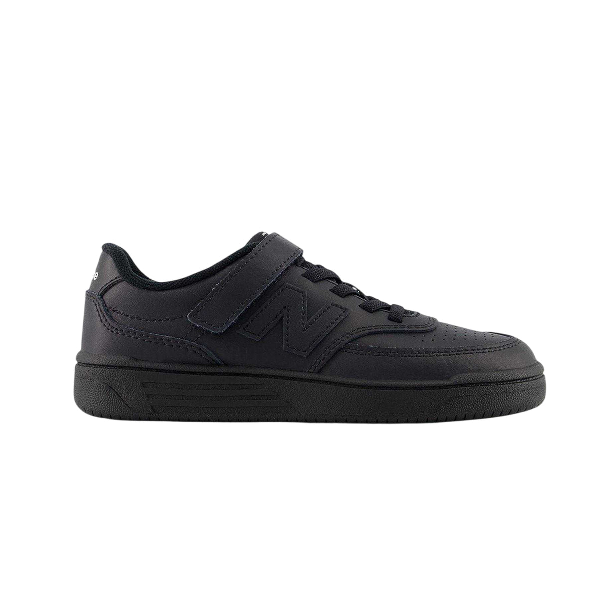 Triple Black - Front - New Balance Boys B80 Trainers