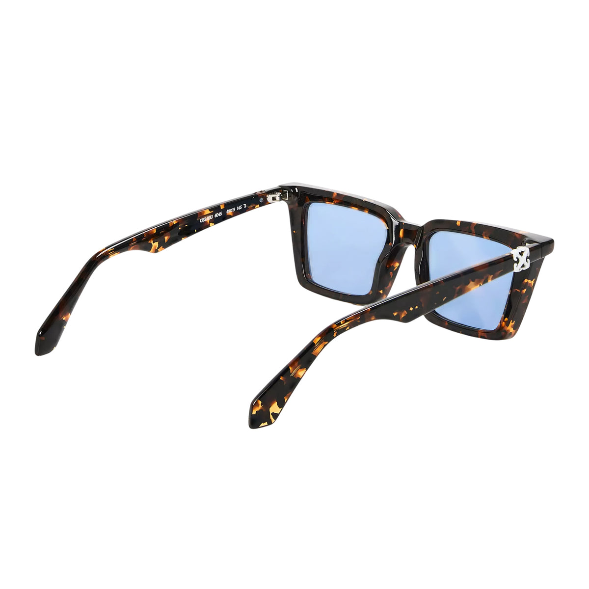 Blue - Back - Off White Unisex Adult Dalton Square Sunglasses