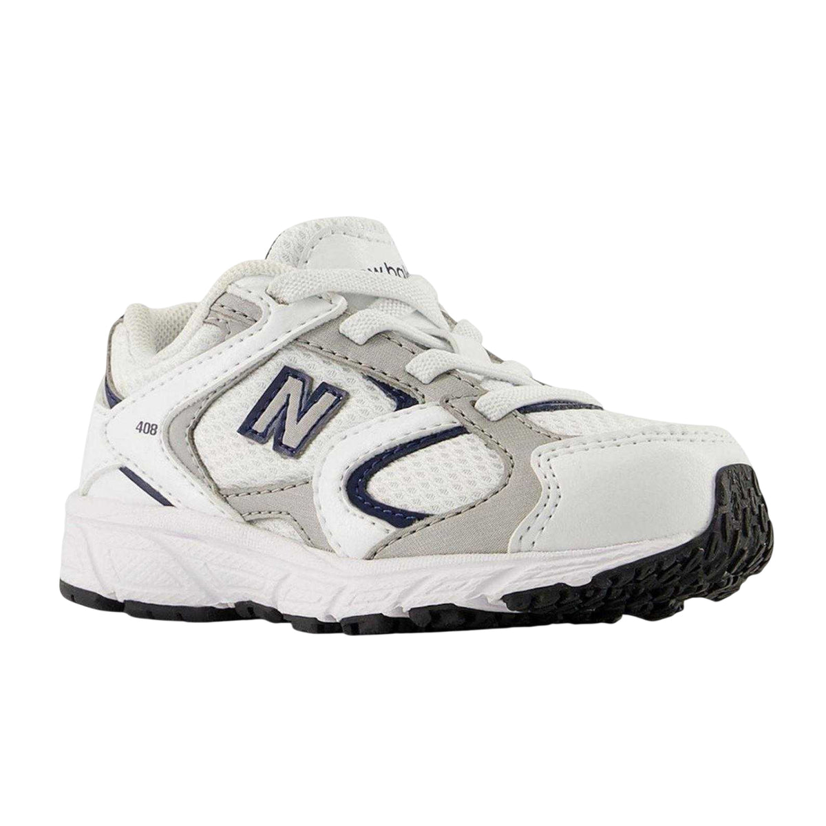 White-Navy - Back - New Balance Childrens-Kids 408 Trainers