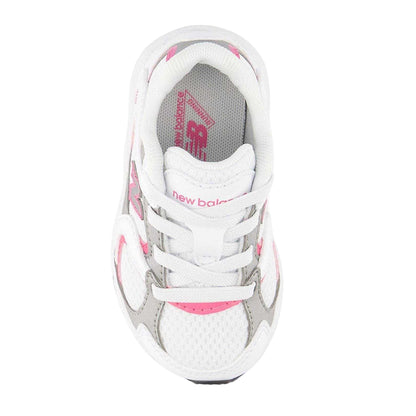 White-Pink - Side - New Balance Childrens-Kids 408 Trainers