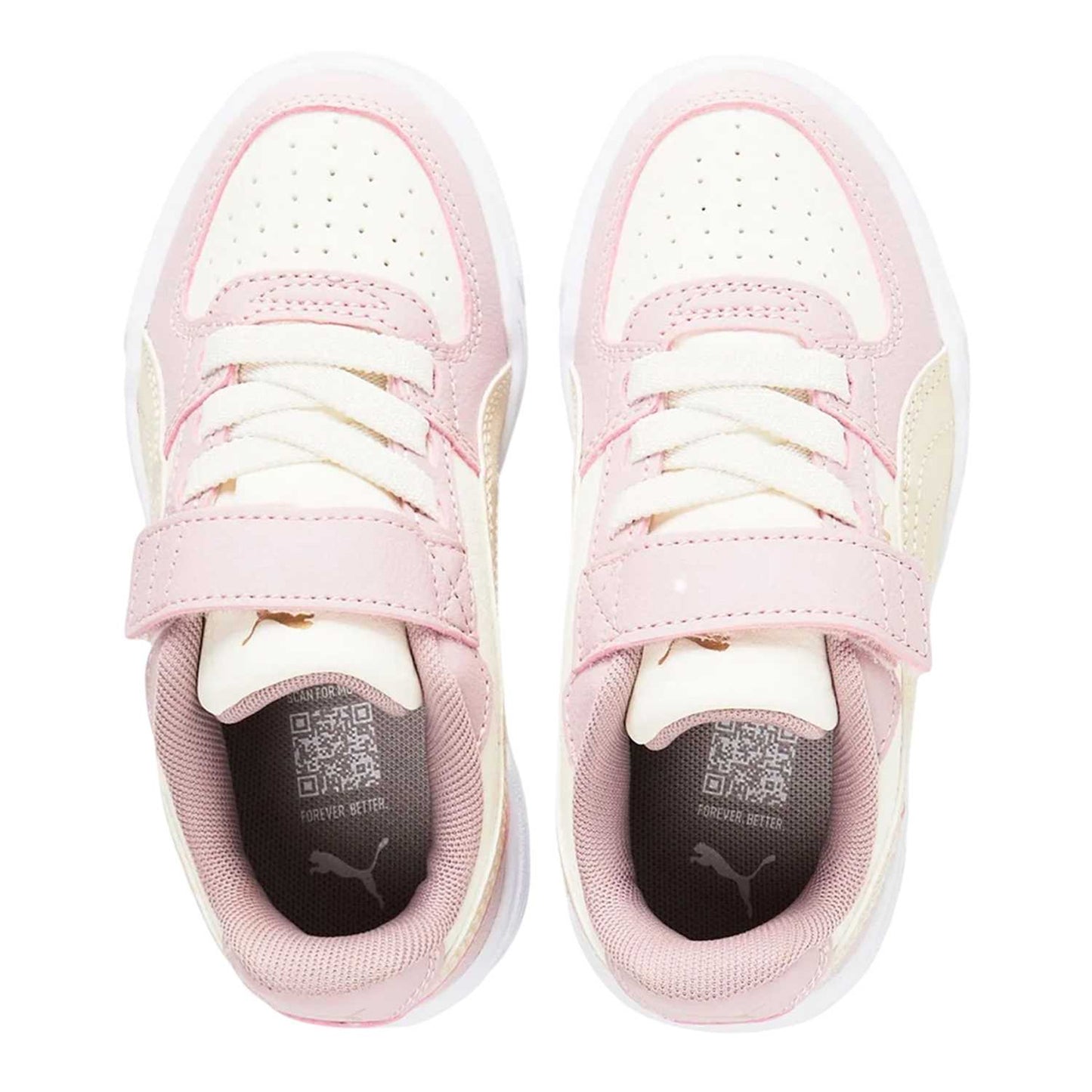 Black - Front - Puma Childrens-Kids Caven 2.0 Logo Trainers