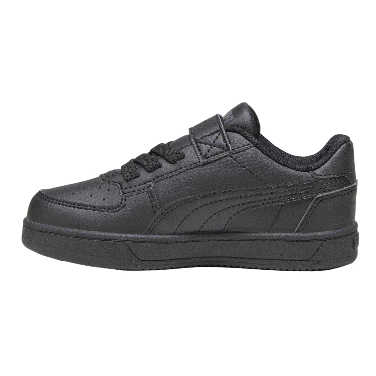Black - Side - Puma Childrens-Kids Caven 2.0 Logo Trainers