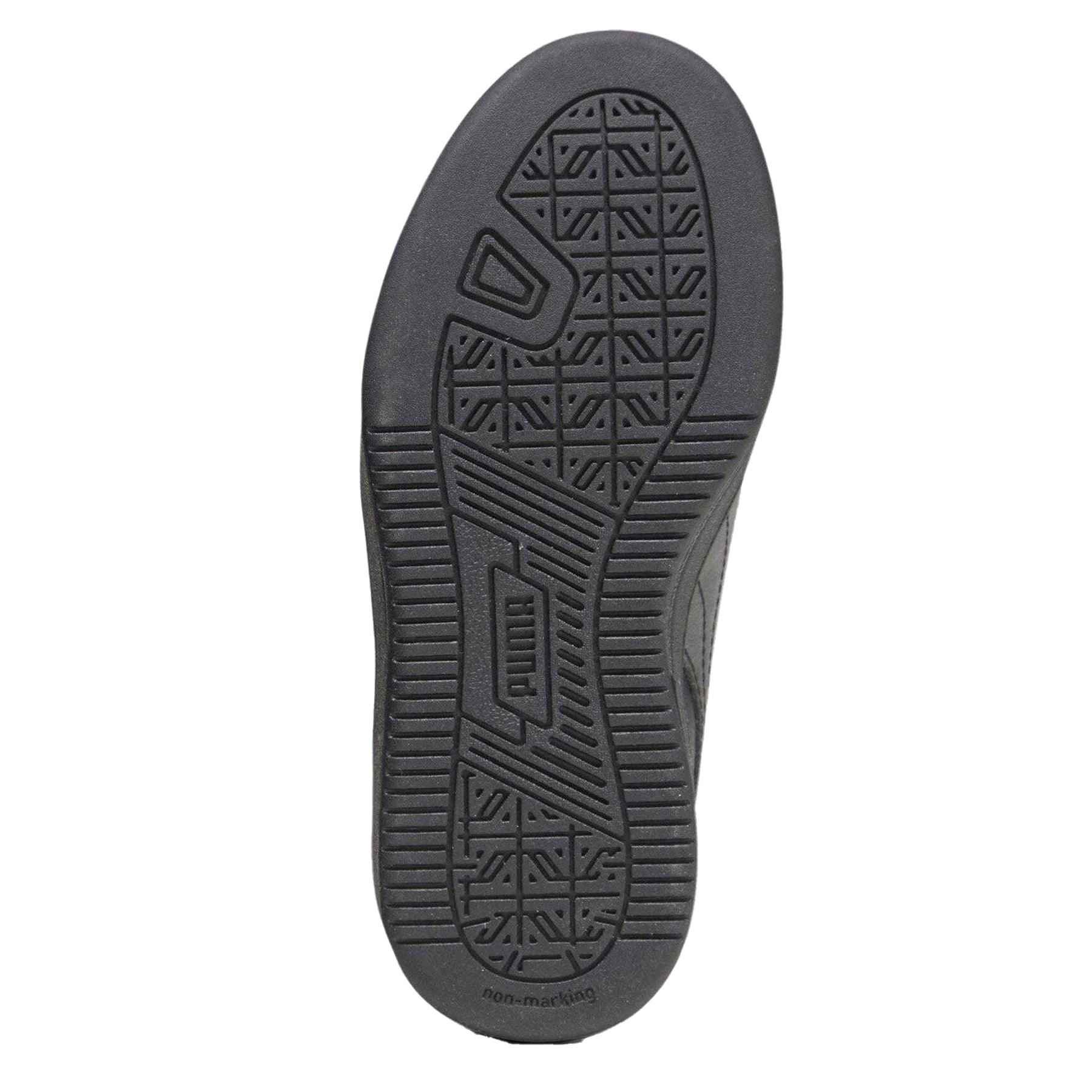 Black - Pack Shot - Puma Childrens-Kids Caven 2.0 Logo Trainers