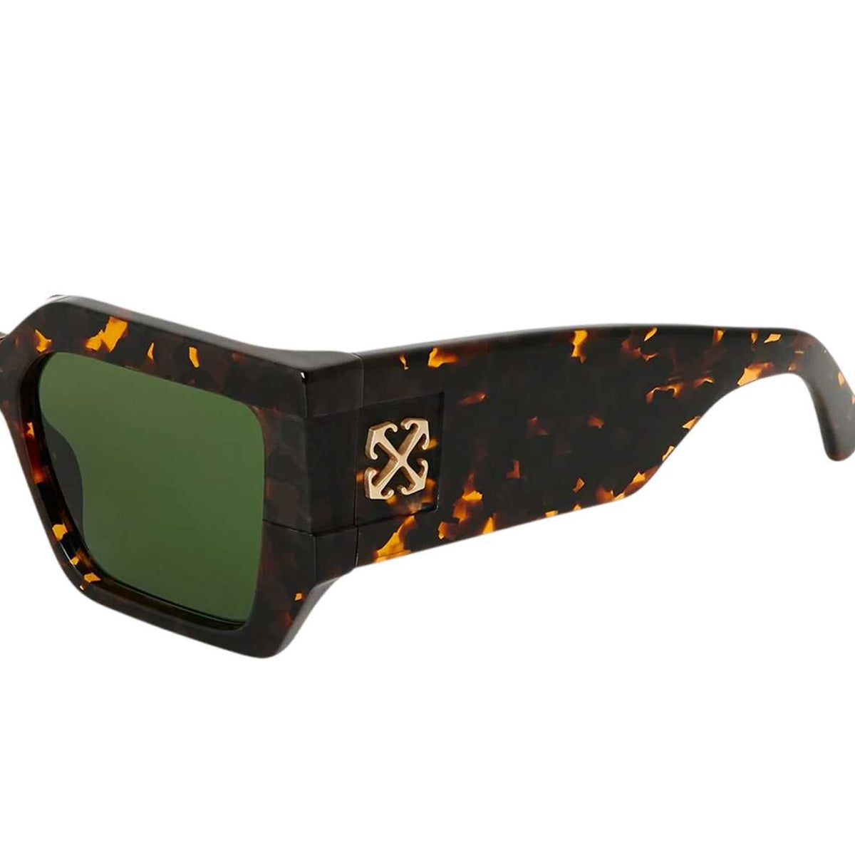 Beige-Brown - Side - Off White Unisex Adult Off Dover Square Sunglasses
