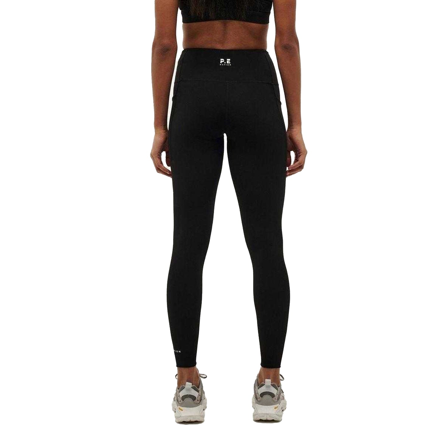 Black - Back - PE Nation Womens-Ladies Recalibrate Leggings