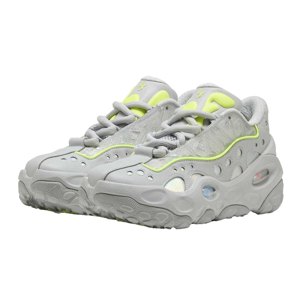 Grey - Pack Shot - Puma Mens La Franc Trainers