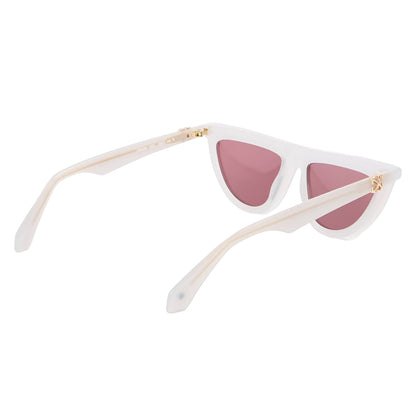 Grey-Burgundy - Back - Off White Off Jasper Cat Eye Sunglasses