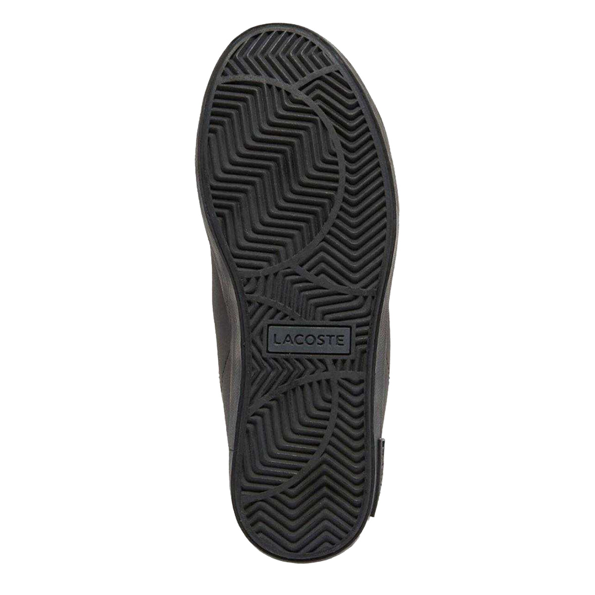 Black - Side - Lacoste Childrens-Kids Powercourt Trainers