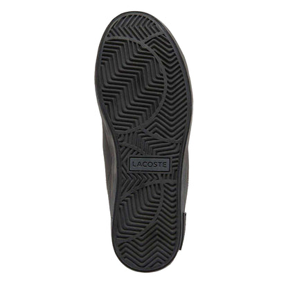 Black - Side - Lacoste Childrens-Kids Powercourt Trainers