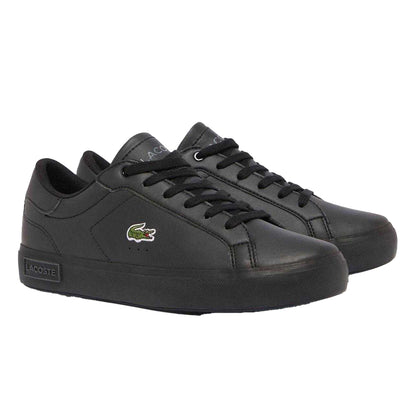 Black - Lifestyle - Lacoste Childrens-Kids Powercourt Trainers
