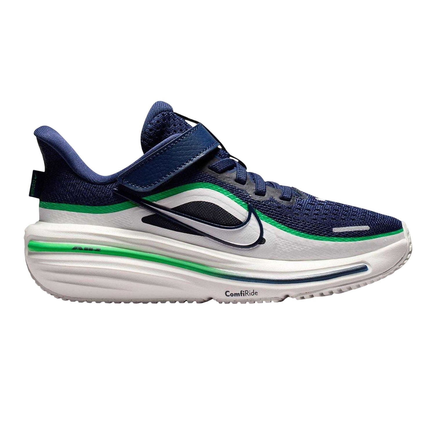 Midnight Navy - Front - Nike Boys Winflo 12 Shoes