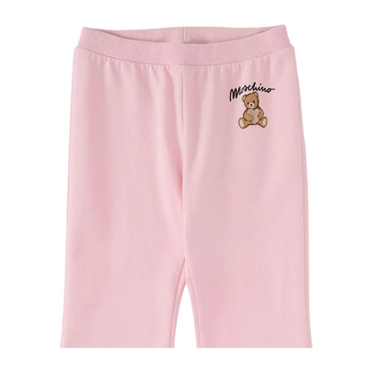 Rose - Side - Moschino Childrens-Kids Soft Leggings