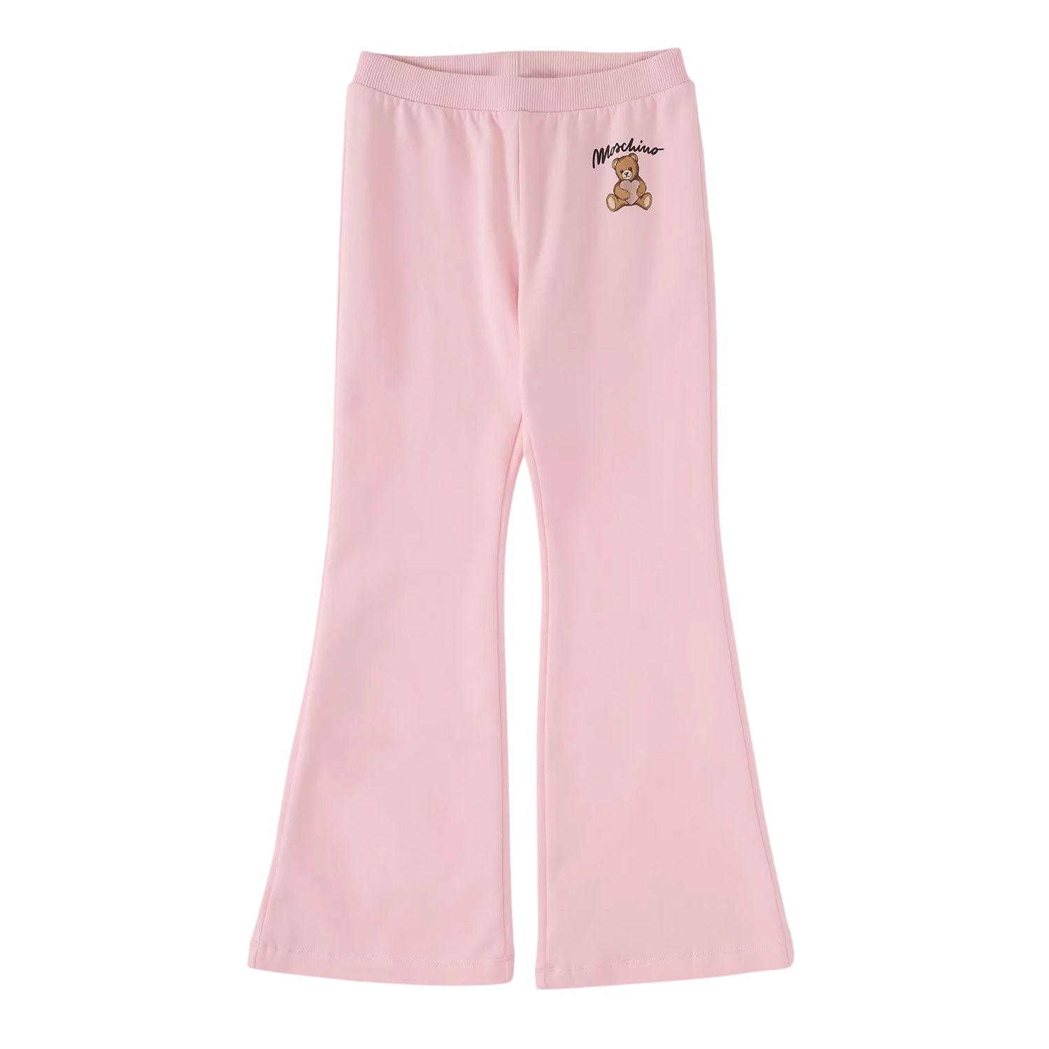 Rose - Front - Moschino Childrens-Kids Soft Leggings