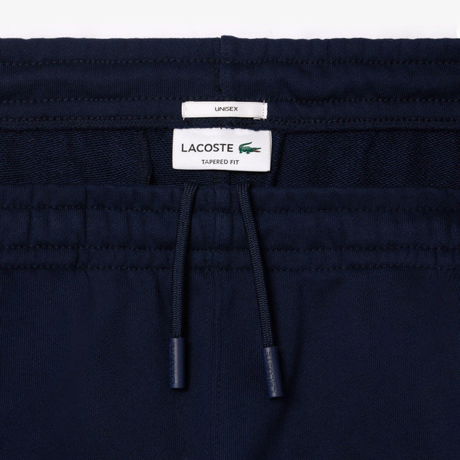 Blue - Close up - Lacoste Unisex Adult Tapered Leg Jogging Bottoms